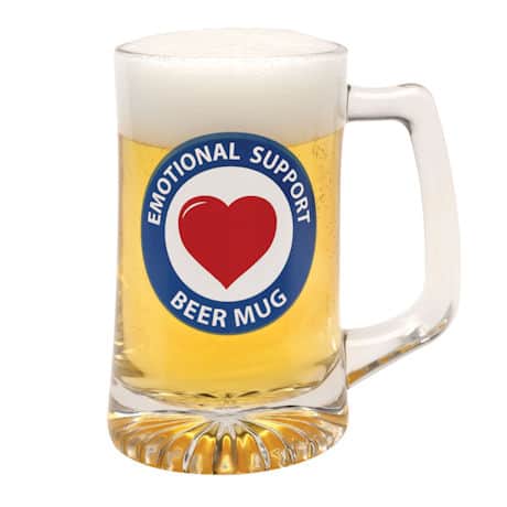 Emotional Support Beer Mug