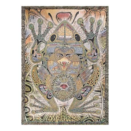 Frog Tapestry Throw