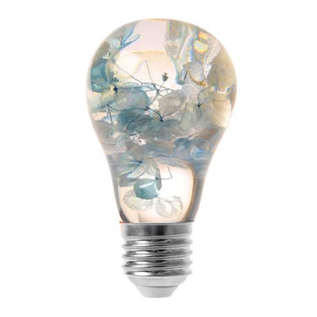 Blue Hydrangea Lightbulb