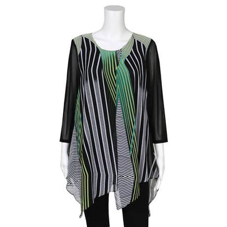 Clover Leaf Layered Tunic Top