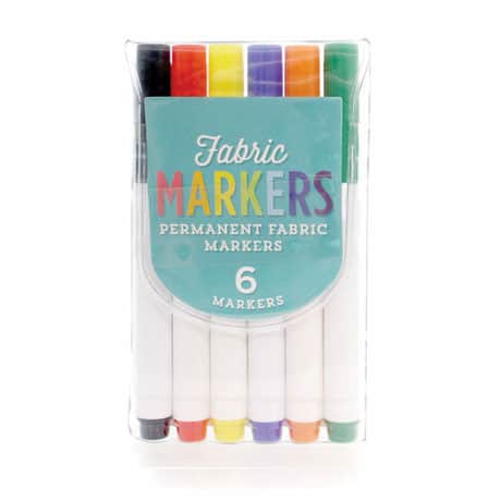 6-Pack Fabric Markers