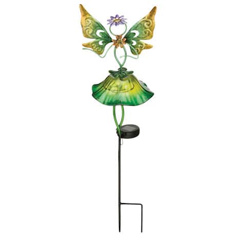 Solar Bellflower-Fairy Garden Stakes