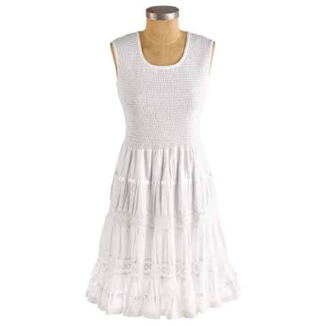 Boho White Dress