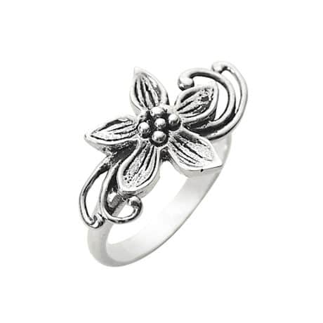 Flower Dancer Sterling Ring
