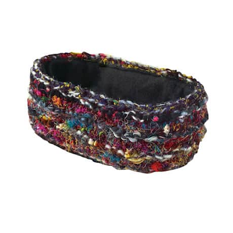 Recycled Silk Ruby-Red Accessories - Headband