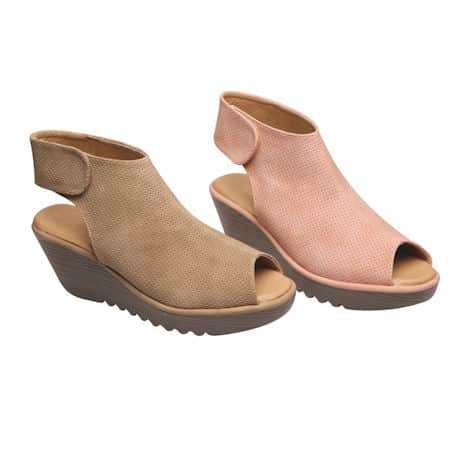 Faux Suede Feather Light Wedge