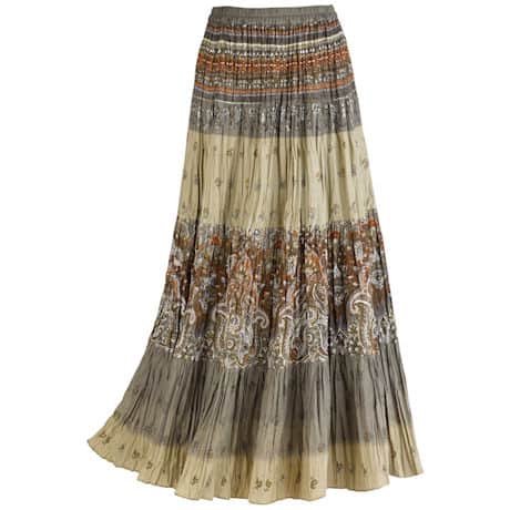Garden Sage Broomstick Skirt