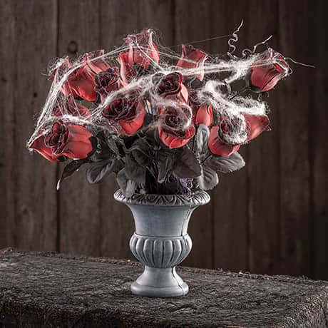 Cobweb Roses Vase