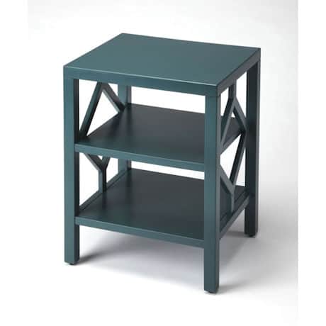Teal 3-Tier Accent Table