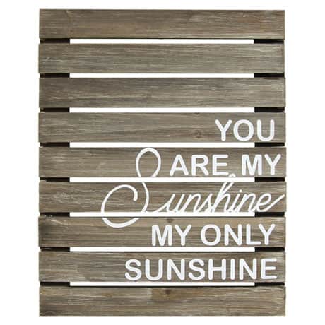 You Are My Sunshine Wall D&eacute;cor