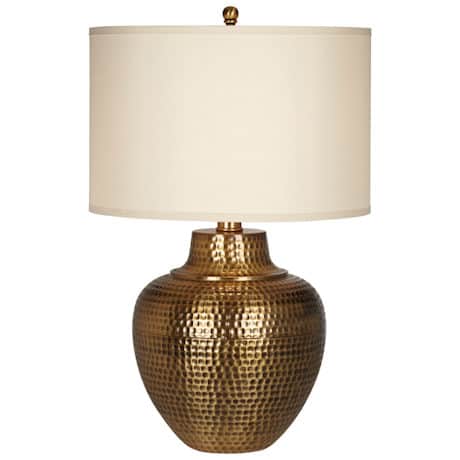 Hammered Antique Table Lamp