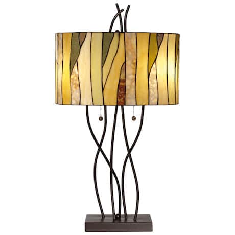 Twigs & Vines Stained Glass Table Lamp
