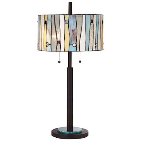 Stained Glass Appalachian Skies Table Lamp