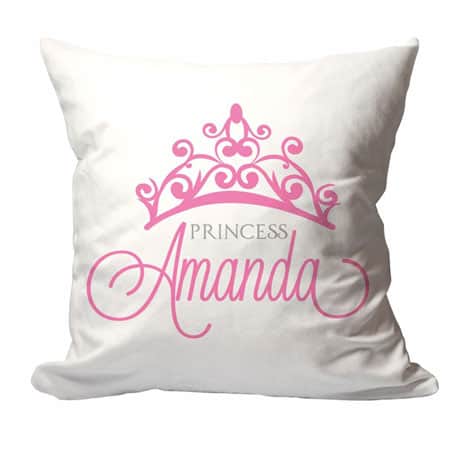 Personalized Princess Crown Pillow