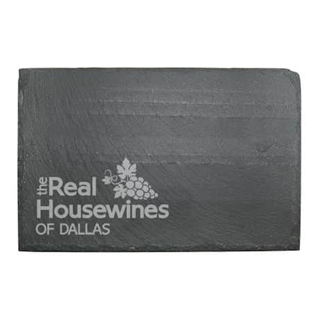 Personalized "Real Housewines" Slate Cheese Board