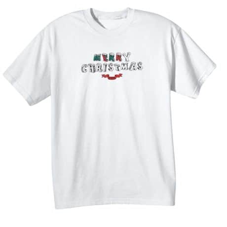 Children's Color Your Own "Merry Christmas" T-Shirt