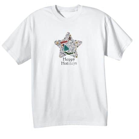 Children's Color Your Own Holiday Star T-Shirt