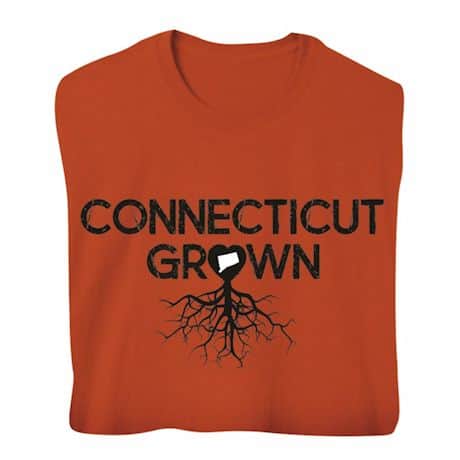 "Homegrown" T-Shirt - Choose Your State - Conneticut