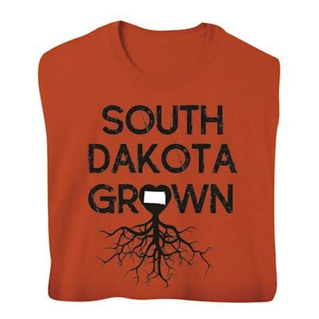 "Homegrown" T-Shirt - Choose Your State - South Dakota