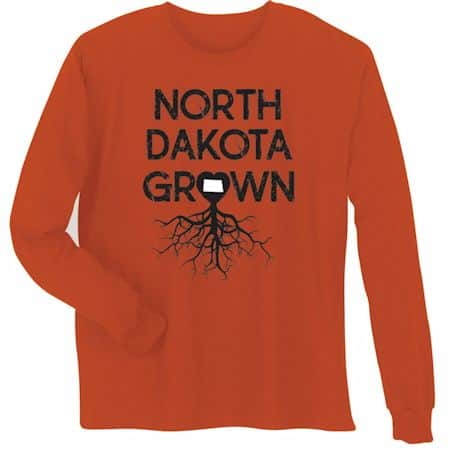 "Homegrown" T-Shirt - Choose Your State - North Dakota