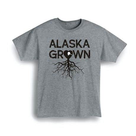 "Homegrown" T-Shirt - Choose Your State - Alaska