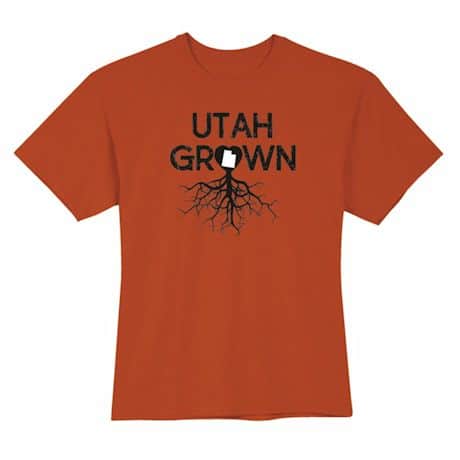 "Homegrown" T-Shirt - Choose Your State - Utah