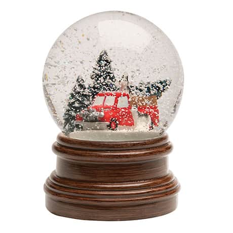 Special Delivery Truck Musical Snow Globe