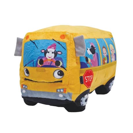 Wheelie Singing School Bus Plush