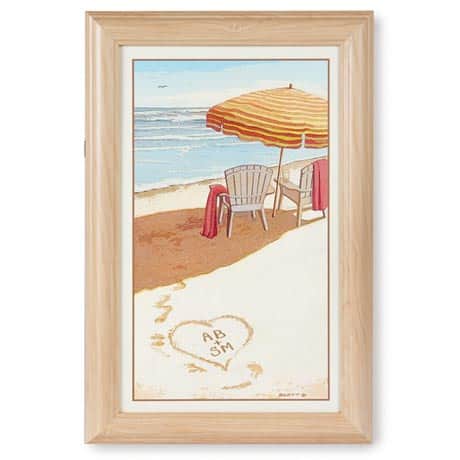Personalized Sea Breeze Framed Canvas