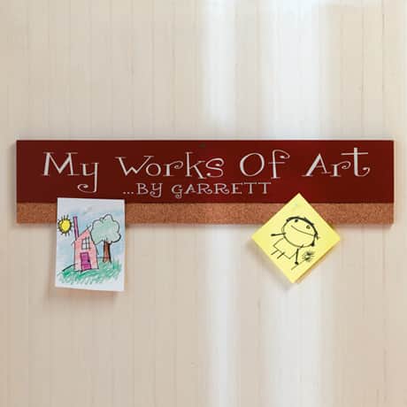 Personalized Works Of Art Display Board