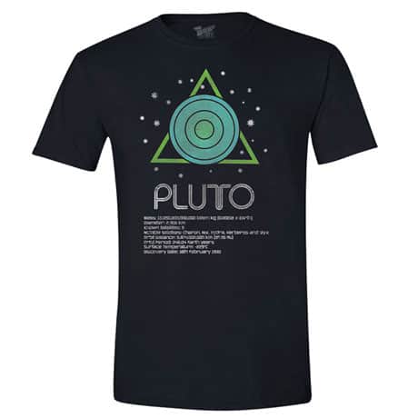 Pluto T-Shirt with Scientific Facts