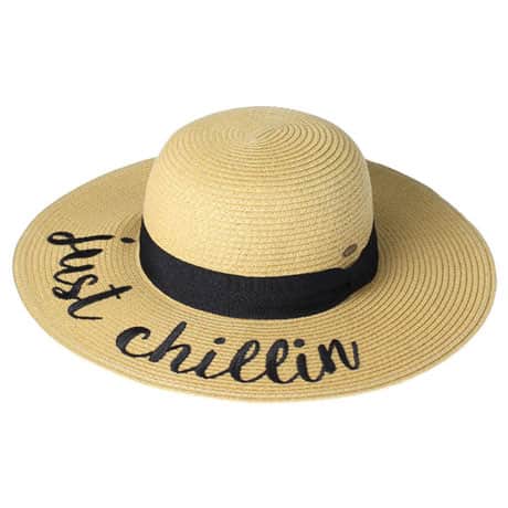 Embroidered Straw Hats
