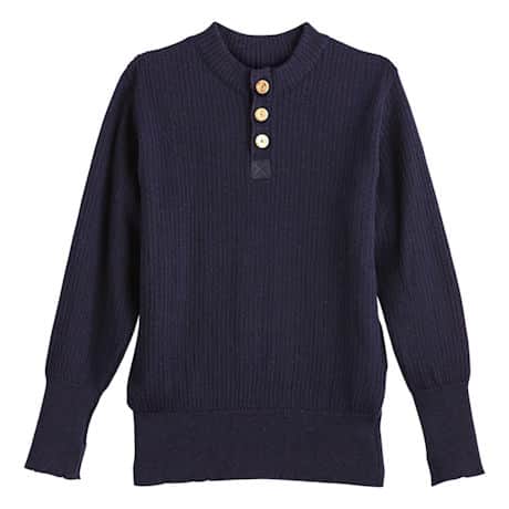 Men's Traditional Henley Sweater