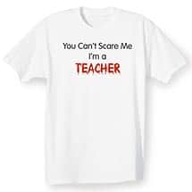 Alternate image Personalized You Can't Scare Me T-Shirt or Sweatshirt