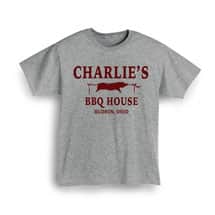 Alternate image Personalized "Your Name" BBQ House T-Shirt or Sweatshirt