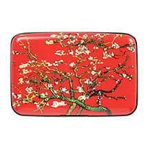 Alternate image Fine Art Identity Protection RFID Wallet - van Gogh Red Branches