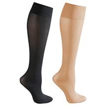Alternate image Celeste Stein&#174; Opaque Closed Toe Mild Compression Trouser Socks - 2 Pack
