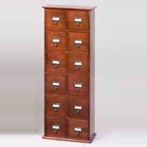 Alternate image Library CD Storage Cabinet - 12 Drawers