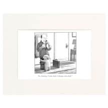 Alternate image I Always Come Back Personalized New Yorker Cartoonist Cartoon - Matted