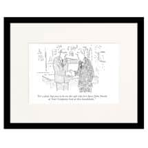 Alternate image It's a Deal Personalized New Yorker Cartoonist Cartoon - Matted