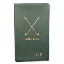 Alternate image Personalized Leather Golf Log