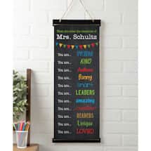 Alternate image Personalized Teacher's Wall Banner