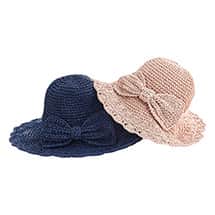 Alternate image Crocheted Edge Packable Hat