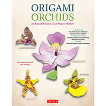Alternate image Origami Orchids: 20 Beautiful Die-Cut Paper Models