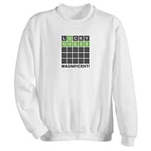 Alternate image Lucky Guess Wordle T-Shirt or Sweatshirt
