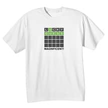 Alternate image Lucky Guess Wordle T-Shirt or Sweatshirt