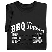 Alternate image BBQ Timer T-Shirt or Sweatshirt