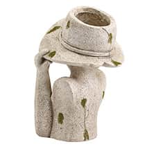 Alternate image Lady in Hat Planter