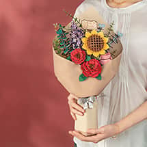 Alternate image DIY Wooden Flower Bouquet