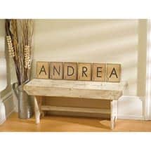 Personalized Game Piece Wall Art - Single Letter